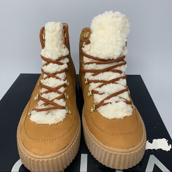 Aqua Shearling Bootie - Picture 3 of 8